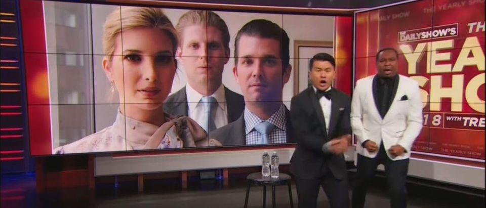 'Daily Show' Tells Trump If He Wants To Put Kids In Cages He Should Start With His Own Children -- Comedy Central 12-20-18 (A Comedy Central comedian said if President Donald Trump wants to put kids in cages, he should start by locking up his own children. (Screenshot/Comedy Central)
