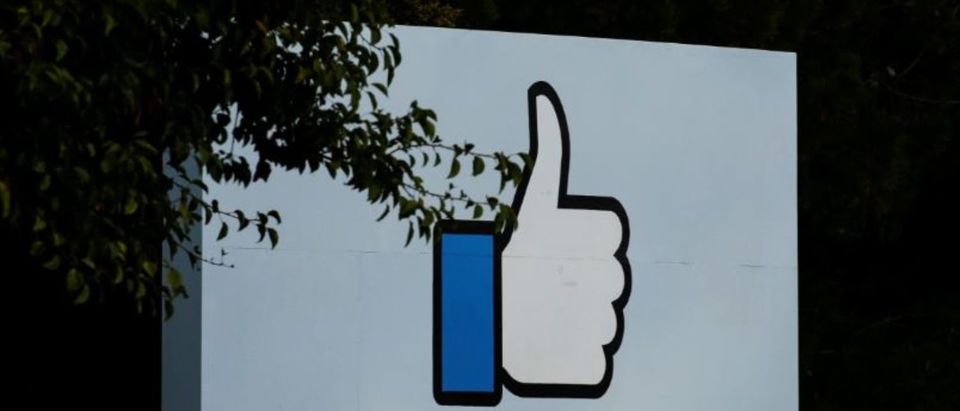 The entrance sign to Facebook headquarters is seen in Menlo Park, California, on Wednesday, Oct. 10, 2018. REUTERS/Elijah Nouvelage/File Photo