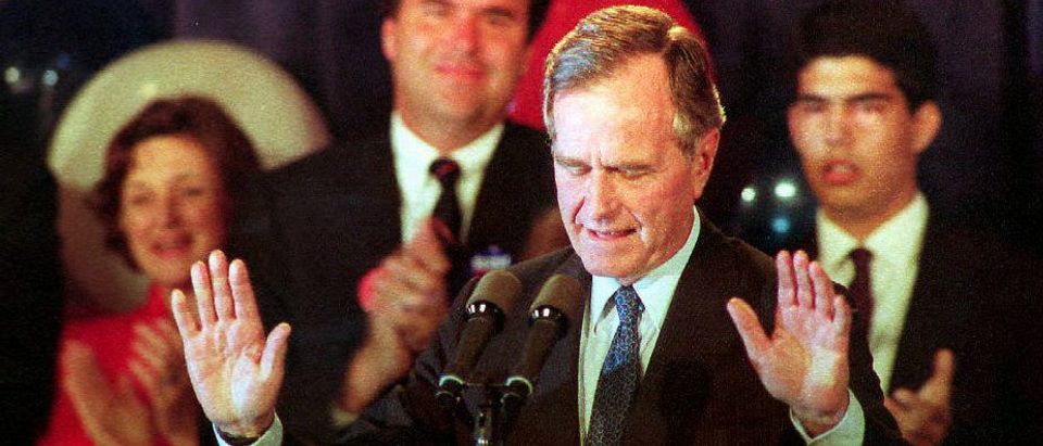 U.S. President George Bush concedes the election a