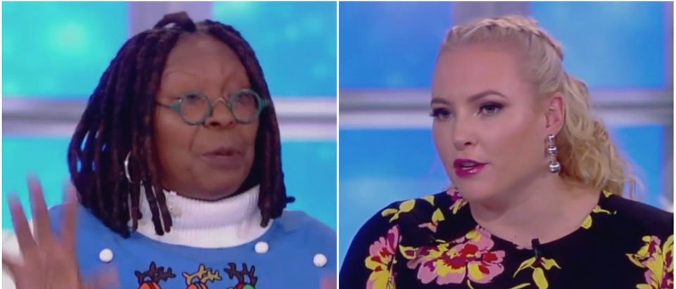 Whoopi Goldberg and Meghan McCain on 'The View' (ABC Screenshot: December 4, 2018)