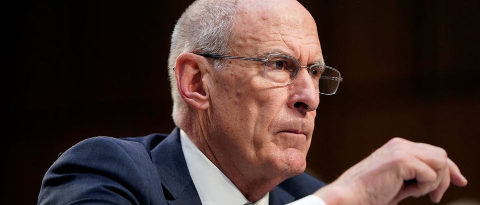 Director of National Intelligence Dan Coats testifies to the Senate Intelligence Committee hearing about "worldwide threats" on Capitol Hill in Washington