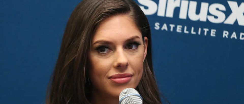 Abby Huntsman attends a special edition of SiriusXM's No Labels Radio, airing on SiriusXM POTUS at SiriusXM Studios on May 5, 2015 in New York City. (Photo by Rob Kim/Getty Images for SiriusXM)