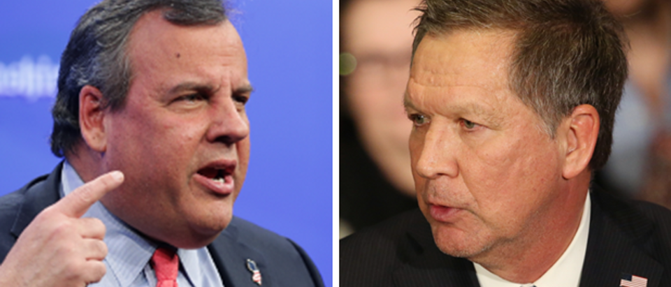 Chris Christie and John Kasich (LEFT: Chip Somodevilla/Getty Images RIGHT: Andrew Burton/Getty Images)