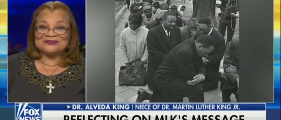Dr. Alveda King Shares The Best Way To Remember Her Uncle MLK During His Holiday -- Fox & Friends 1-21-19