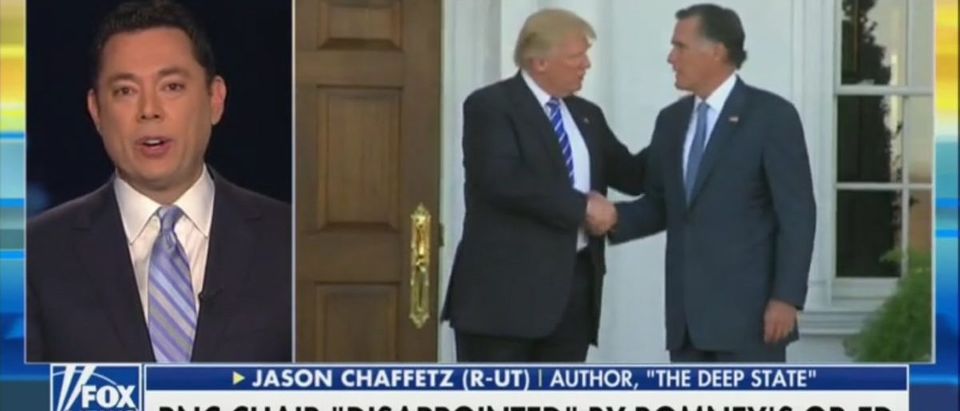 Former Utah Rep. Jason Chaffetz Explains How Romney Shot Himself In The Foot With Trump Attack -- Fox & Friends 1-3-19 (Screenshot/Fox News)