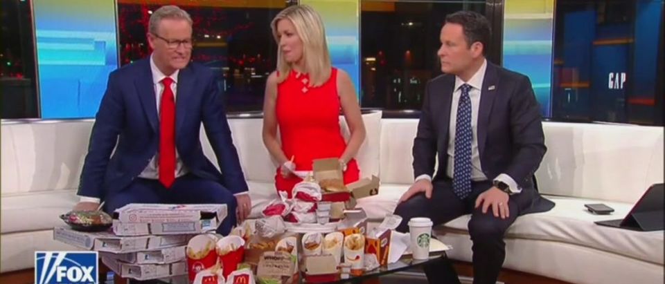 'Fox & Friends' Celebrates Trump's Clemson Fast Food Party By Ordering Their Own Fast Food -- 1-15-19