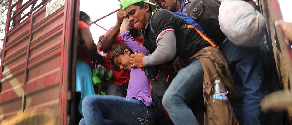 Thousands Of Hondurans In Migrant Caravan Continue March Through Mexico