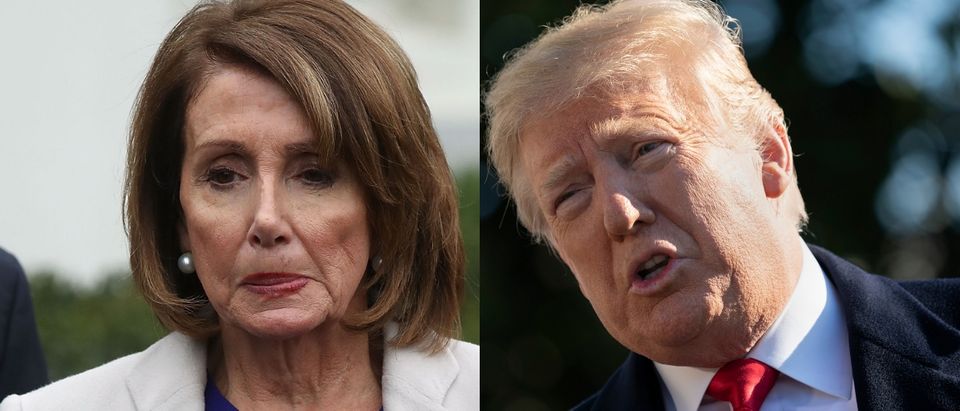 House Speaker Nancy Pelosi and President Donald Trump are at a budget impasse over the Trump's proposed border wall. Mark Wilson/Getty Images and Chris Kleponis - Pool/Getty Images