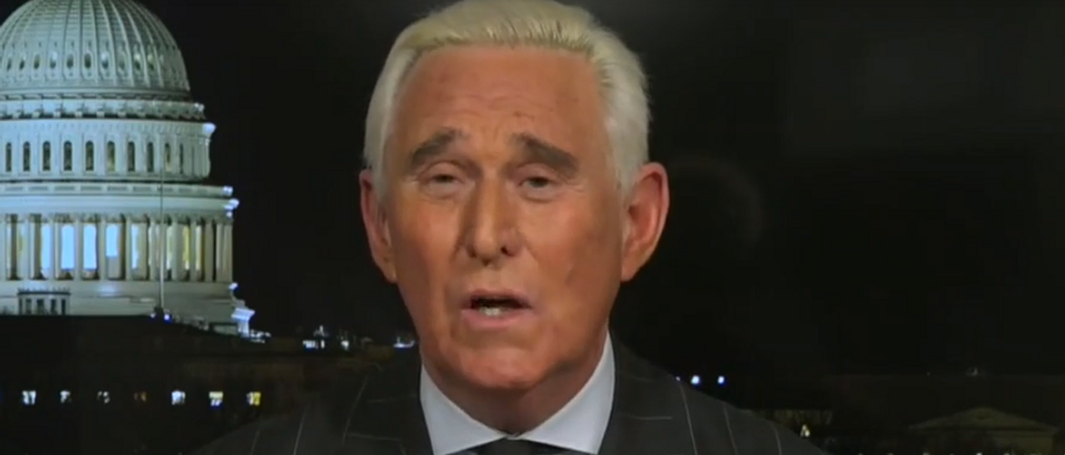 Roger Stone discusses Mueller investigation (Fox News 'Hannity' screengrab)