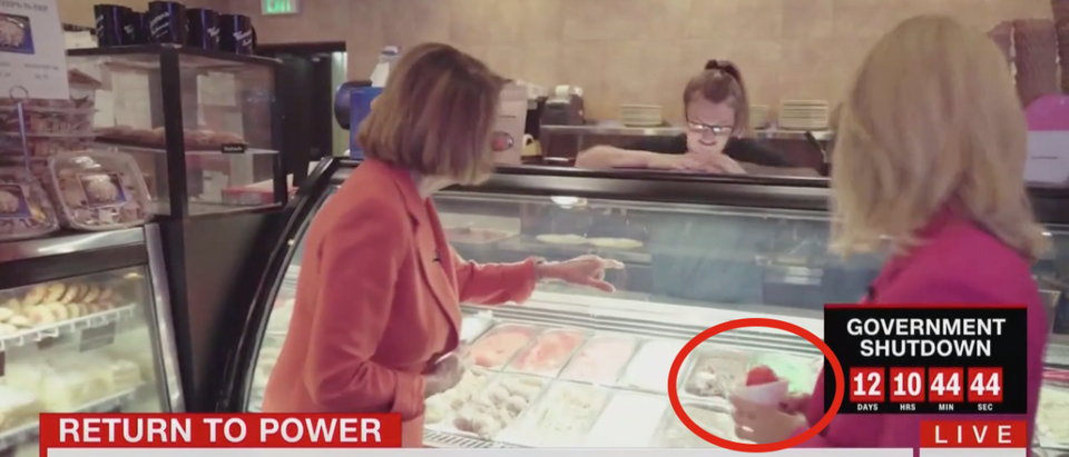 Nancy Pelosi and Dana Bash Go Out For Ice Cream (CNN Screenshot: January 3, 2019)