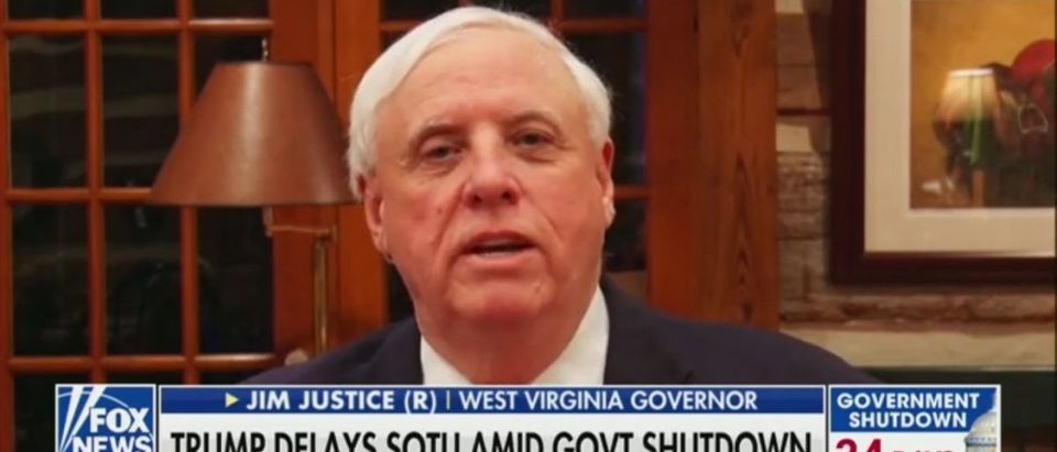 West Virginia Gov Jim Justice Tells Democrats To Grow Up And Come To The Table On Immigration -- Fox & Friends 1-24-19 (Screenshot/Fox News)
