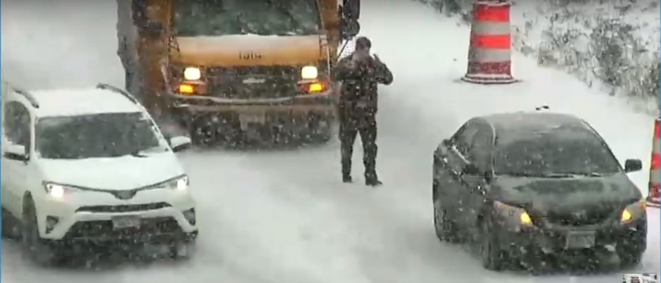 A man shot a school bus driver. Screenshot/YouTube/ Minnesota Department of Transportation/ CBS 4