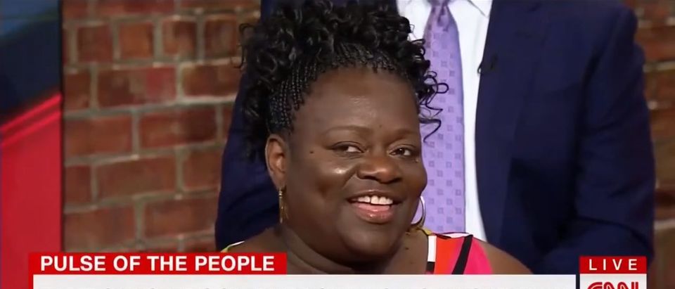 Daphne Goggins is pictured on a CNN panel in August 2017. (Screenshot/YouTube)