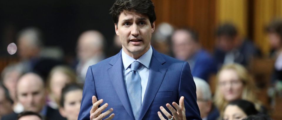 Canada's PM Trudeau speaks during Question Period on Parliament Hill in Ottawa