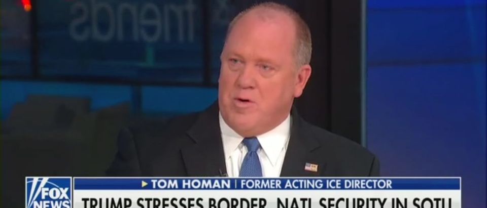 Former Acting ICE Director Tom Homan Says Trump Hit A Home Run With Speech And Proved The Wall Works -- Fox & Friends 2-6-19 (Screenshot/Fox News)