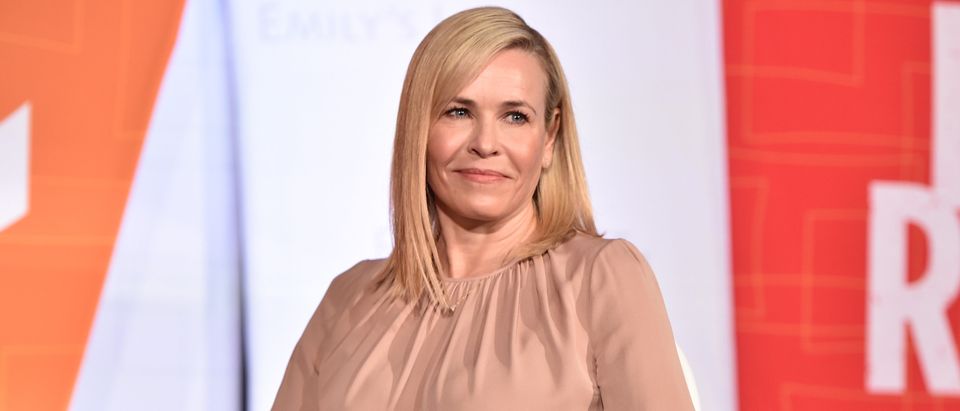 LOS ANGELES, CA - FEBRUARY 27: Chelsea Handler speaks onstage at EMILY's List Pre-Oscars Brunch and Panel on February 27, 2018 in Los Angeles, California. (Photo by Alberto E. Rodriguez/Getty Images)