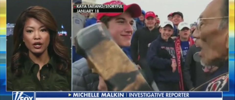 Media Played The 'Hate Card' With Covington Students And It Backfired, Says Michelle Malkin -- Fox & Friends 2-14-19 (Screenshot/Fox News)