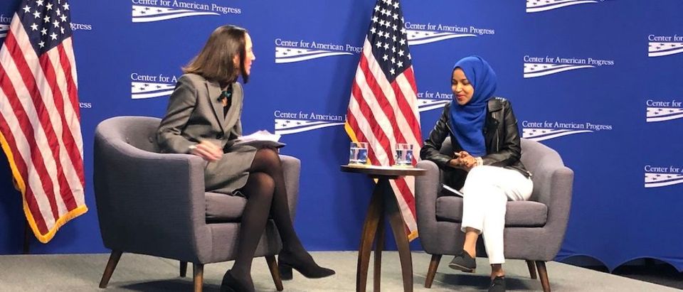 Rep. Ilhan Omar speaks at Center For American Progress event. (Photo: Henry Rodgers/ TheDCNF)