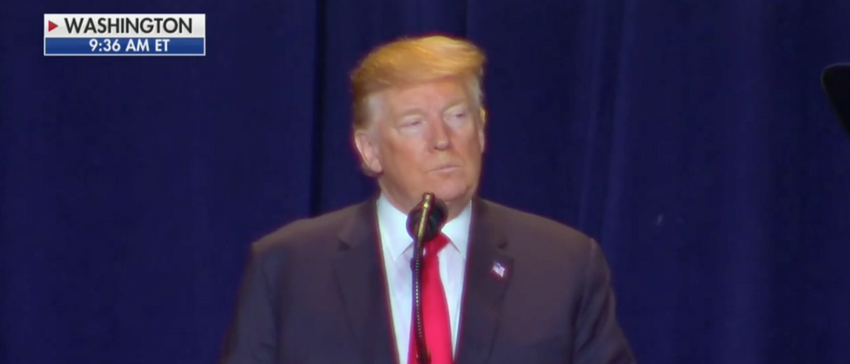 President Donald Trump speaks at National Prayer Breakfast (Fox News Screenshot: February 7, 2019)