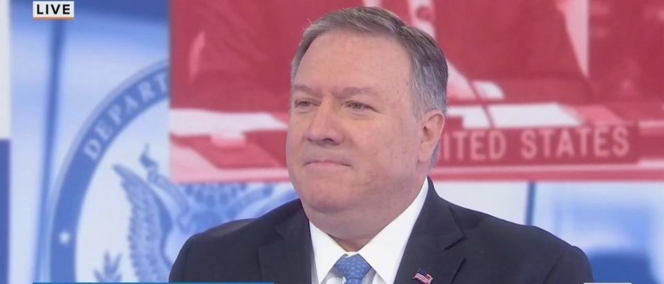 Secretary of State Mike Pompeo Joins 'Today' (NBC Screenshot: February 21, 2019)