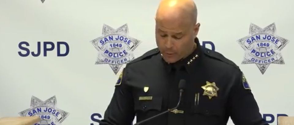 San Jose Police Chief Eddie Garcia