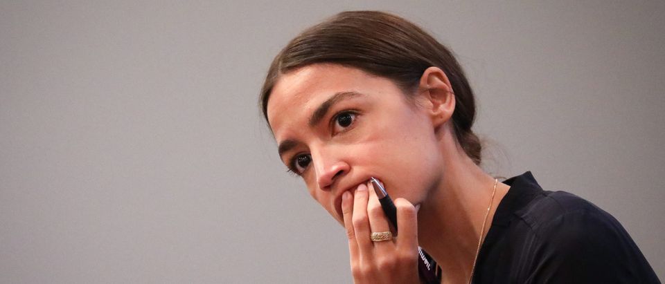 Progressive New York Congressional Candidate Alexandria Ocasio-Cortez Holds Town Hall Meeting In The Bronx