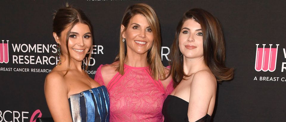 Olivia Jade Giannulli, Lori Loughlin and Isabella Rose Giannulli attend The Women's Cancer Research Fund's An Unforgettable Evening Benefit Gala at the Beverly Wilshire Four Seasons Hotel on February 28, 2019 in Beverly Hills, California. (Photo by Frazer Harrison/Getty Images)