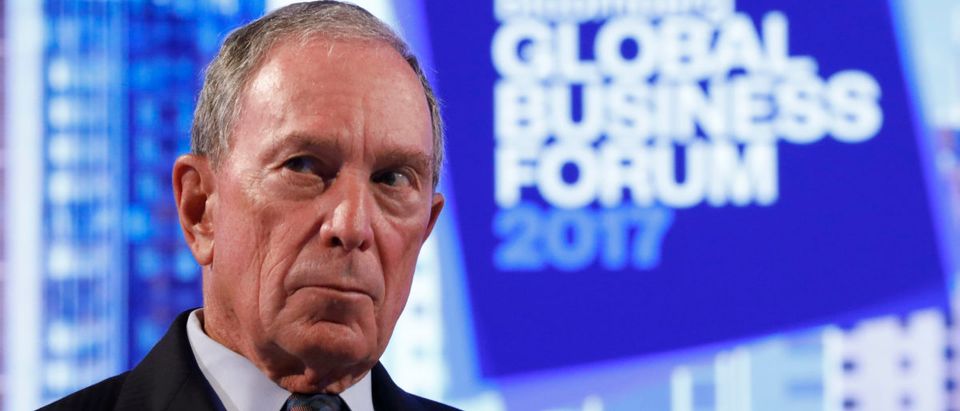 Former New York City Mayor and founder of Bloomberg L.P. Michael Bloomberg, listens at The Bloomberg Global Business Forum in New York, U.S., Sep. 20, 2017. REUTERS/Brendan McDermid