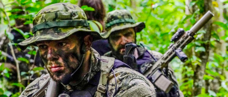 "Prisoner's Dilemma" -- The hunt for Andres Doza comes to a head when the SEAL Team makes one last ditch effort to find and capture the leader of one of the most powerful and lethal drug cartels in Mexico, on SEAL TEAM, Wednesday, Dec. 12 (9:01-10:00 PM, ET/PT) on the CBS Television Network. Pictured L to R. Max Thieriot as Clay Spenser and AJ Buckley as Sonny Quinn. Photo: John P. Filo/CBS ÃÂ©2018 CBS Broadcasting, Inc. All Rights Reserved