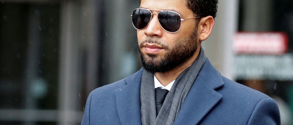 Actor Jussie Smollett leaves the Leighton Criminal Court Building after his hearing in Chicago, Illinois, U.S. March 14, 2019. REUTERS/Kamil Krzaczynski
