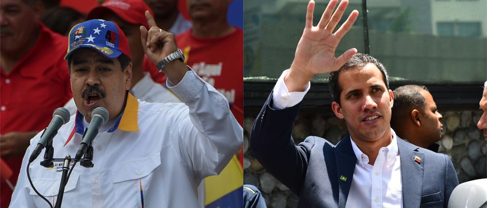 Maduro and Guiado side-by-side/ Getty Images collage