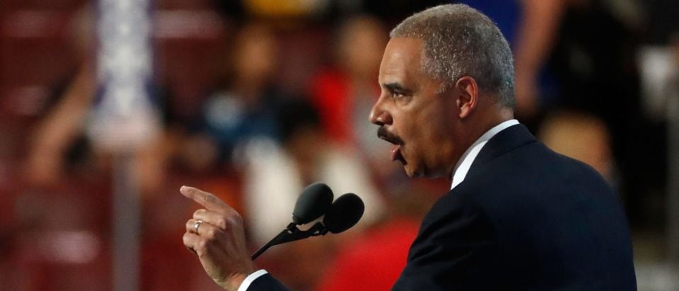 Former U.S. Attorney General Eric Holder wants Democrats to consider packing the Supreme Court (Photo by Aaron P. Bernstein/Getty Images)