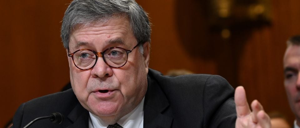 U.S. Attorney General William Barr testifies before a Senate Appropriations Subcommittee hearing on the proposed budget estimates for the Department of Justice in Washington