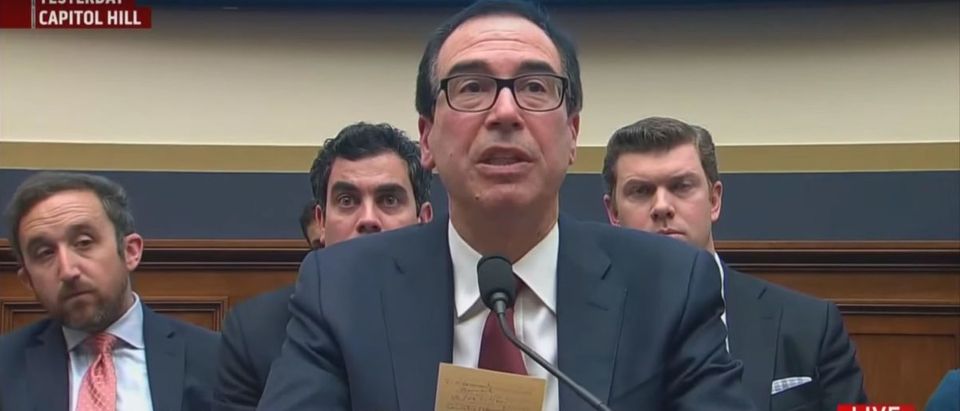 Mnuchin Spars With Maxine Waters