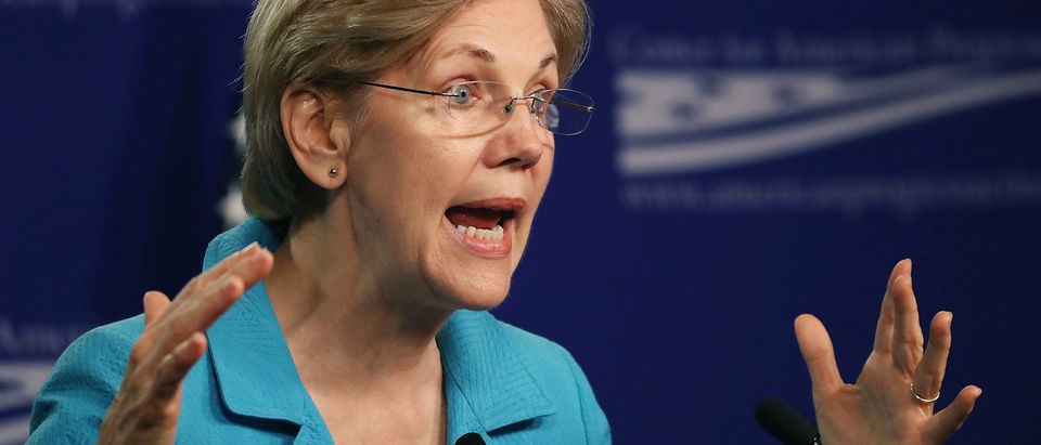 Sen. Elizabeth Warren (D-MA) Speaks At The Center For American Progress On The American Middle Class