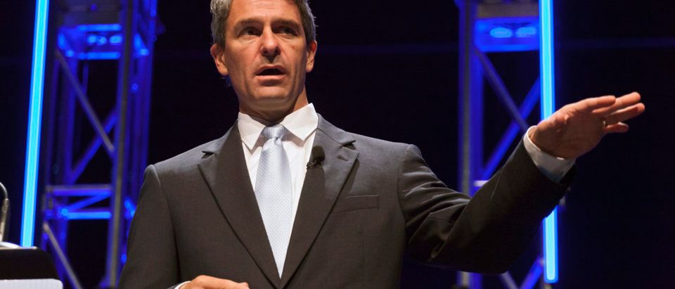 Former Virginia Attorney General Cuccinelli speaks at the Family Leadership Summit in Ames