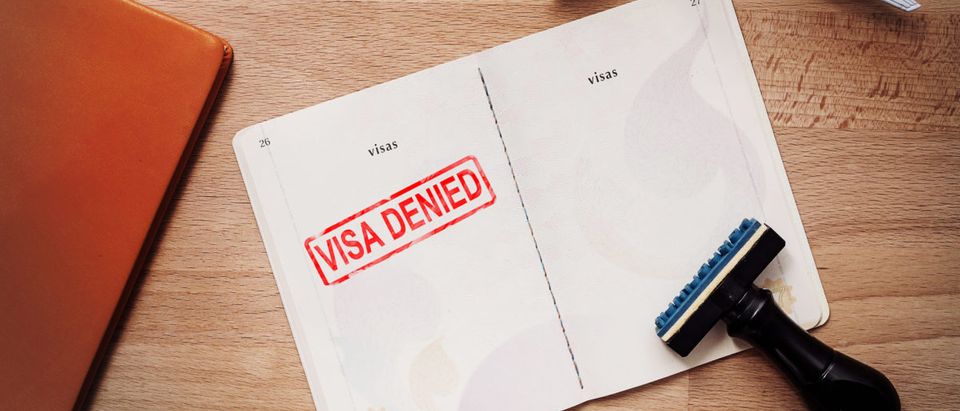 Visa denied. Shutterstock