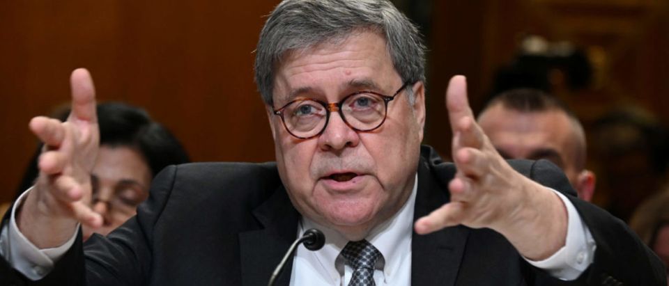 U.S. Attorney General William Barr testifies before a Senate Appropriations Subcommittee hearing on the proposed budget estimates for the Department of Justice in Washington, U.S. April 10, 2019. REUTERS/Erin Scott