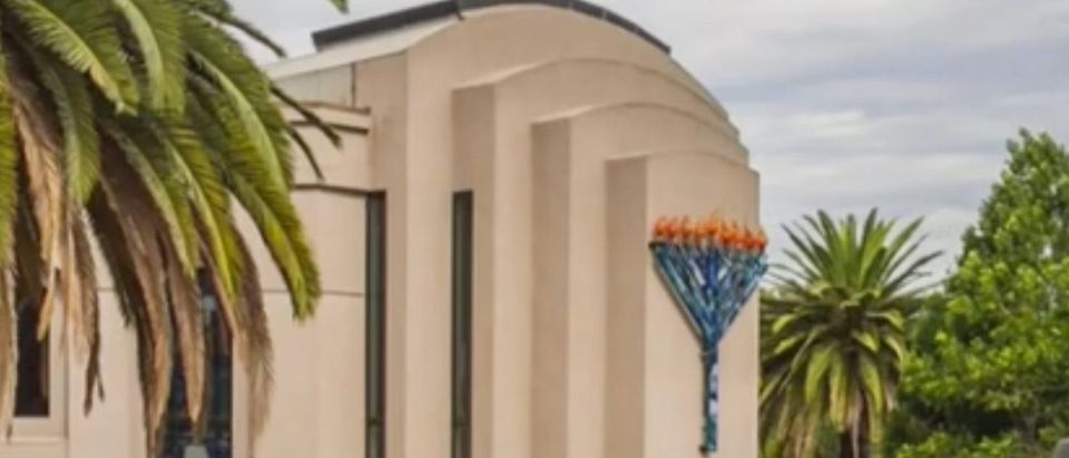 Shooting rocks San Diego Synagogue on the last day of Passover, 4/27/2019