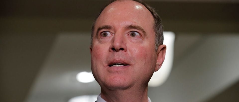 House Intelligence Committee Chairman Adam Schiff (D-CA) speaks to reporters as he departs after hearing testimony from Michael Cohen, the former personal attorney of U.S. President Donald Trump, at a closed House Intelligence Committee hearing on Capitol Hill in Washington, U.S., March 6, 2019. REUTERS/Jim Young