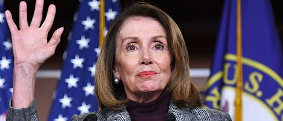 House Speaker Nancy Pelosi (D-CA), speaks during a weekly press conference at the US Capitol in Washington, DC on February 28, 2019
