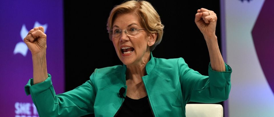 2020 Democratic presidential candidate Elizabeth Warren participates in the She the People Presidential Forum in Houston