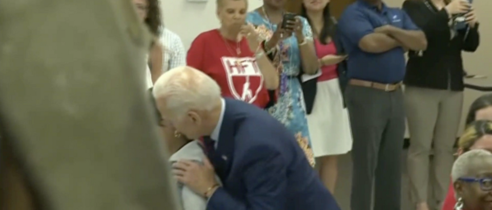 Joe Biden talking to ten year old at town hall (GOP)