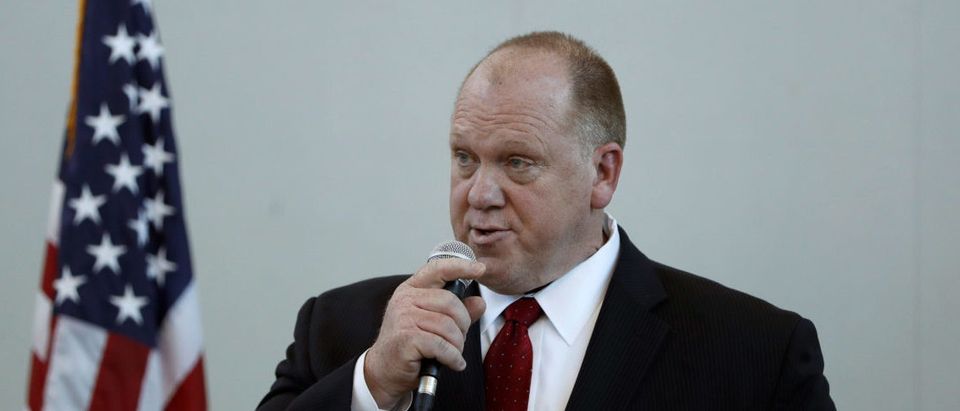 Thomas Homan, acting director of enforcement for ICE, holds a town hall meeting in Sacramento