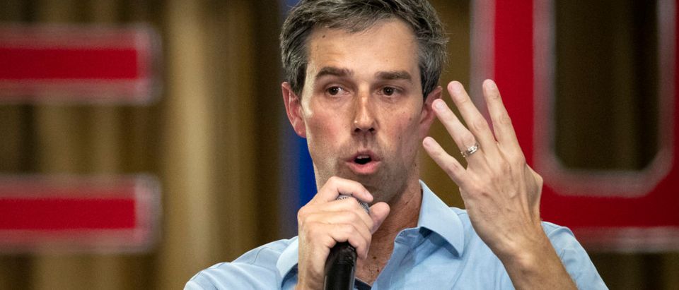 Former U.S. Representative and 2020 Democratic presidential hopeful Beto O'Rourke speaks during a town hall event (Drew Angerer/Getty Images)