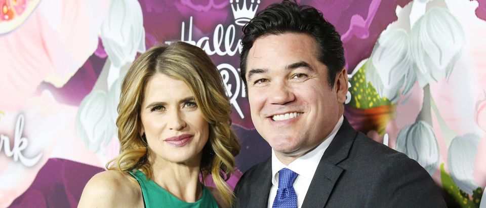 Kristy Swanson and Dean Cain arrive to the Hallmark Channel and Hallmark Movies and Mysteries Winter 2018 TCA Press Tour held at Tournament House on January 13, 2018 in Pasadena, California. Michael Tran/Getty Images