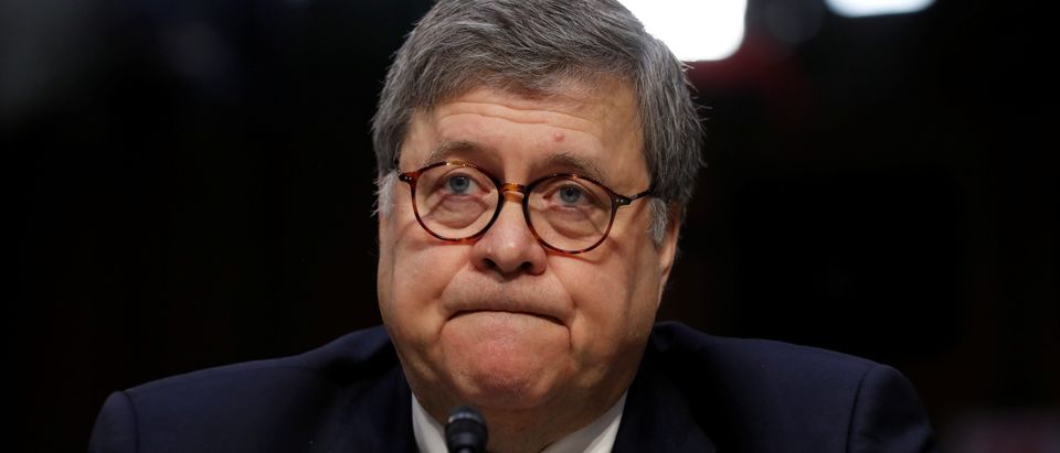 William Barr testifies at Senate Judiciary hearing on his nomination to be U.S. attorney general on Capitol Hill in Washington