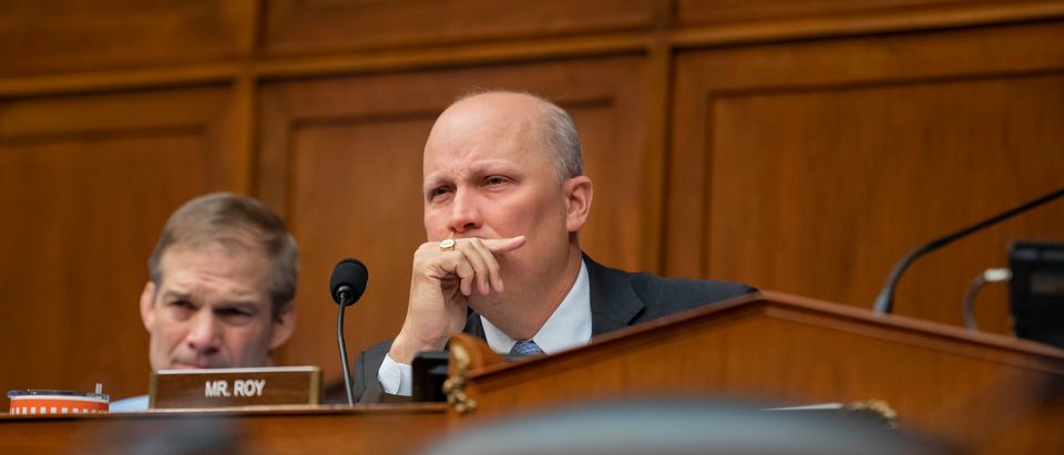 U.S. Rep. Chip Roy listens during a House Civil Rights and Civil Liberties Subcommittee hearing on confronting white supremacy at the U.S. Capitol on May 15, 2019 in Washington, D.C. (Anna Moneymaker/Getty Images)
