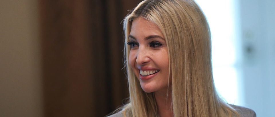 White House senior adviser Ivanka Trump attends a working lunch with governors on workforce freedom and mobility in the Cabinet Room of the White House in Washington, U.S., June 13, 2019. REUTERS/Leah Millis
