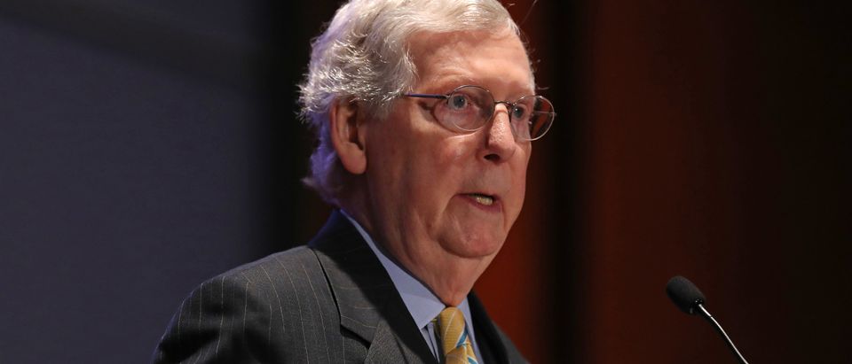 Senate Majority Leader Mitch McConnell addresses the Faith and Freedom Coalition's Road to Majority Policy Conference on June 27, 2019. (Chip Somodevilla/Getty Images)
